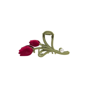 Pinza de Pelo con Diseño Creativo en Forma de Tulipán Rojo 2026, Pinza de Pelo Simple y Ligera de Lujo para Chicas, Pinzas de Pelo Modernas al por Mayor - Product Image 6