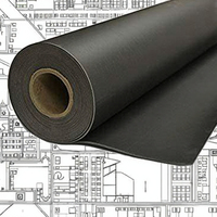 Hochwertige Moderne Dachanwendung 1,5mm EPDM Selbstklebende Flach- und Schrägdach-Abdichtungsmembran mit 5 Jahren Garantie für