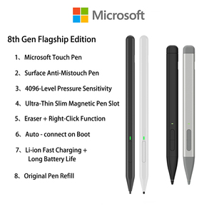 สำหรับปากกาสไตลัสไมโครซอฟต์ Pro 5 6 7 9 11 Go 2 3ที่ยึดแม่เหล็ก4096ความไวต่อแรงกดปากกาดิจิตอล - Product Image 5