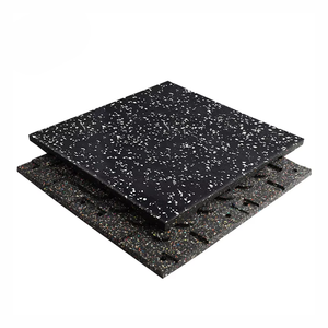 Losetas de Goma Entrelazadas <span class=keywords><strong>para</strong></span> Gimnasio, Rollos de <span class=keywords><strong>Piso</strong></span> de Goma, Tapete Deportivo de Goma - Product Image 3