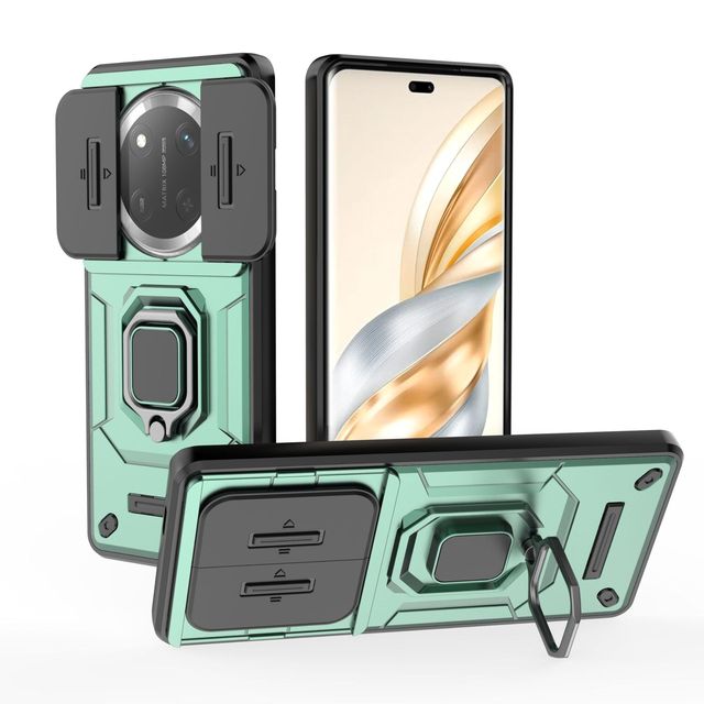 Mobile Phone Case for Honor X60 X50 X40 Pro Cases Magnetic Ring Car Mount Slide Window Lens Camera Protective Cellphone Cover