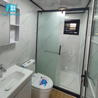 Maison conteneur préfabriquée extensible et mobile de 20 ou 30 pieds, avec salle de bain et cuisine, cabane touristique isolée