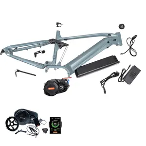 Convertitore telaio bici elettrica Bafang Mid Drive Motor e Kit conversione bici con batteria
