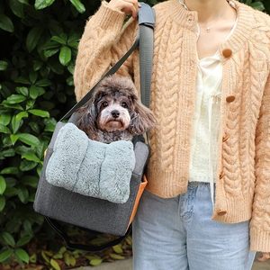 Asiento de coche para perros pequeños, asiento de consola central para cachorros, transportador de mascotas de viaje - Product Image 5