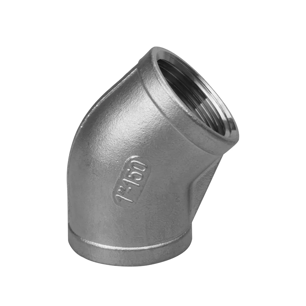 Stainless Steel Pipe Elbow Pipe Fittings Connecting Elbow 45 Degree 316/ ISO4144