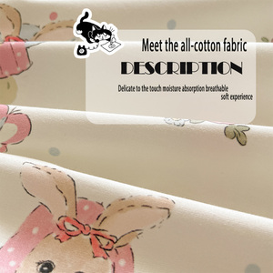 Moderno stile coreano 40s 100% puro natura cotone pettinato copripiumino <span class=keywords><strong>Set</strong></span> 4 pz fiore e animale modello <span class=keywords><strong>Set</strong></span> - Product Image 3