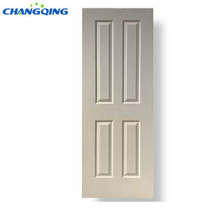 32インチ。 X 80 インチ。 滑らかな2パネルハニカムホワイトプライム仕上げのモダンなアパート装飾インテリア成形ドア - Product Image 6