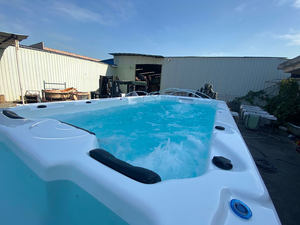 Jacuzzi de Lujo para 6-7 Personas, Sistema Balboa, Acrílico Americano, <span class=keywords><strong>Spa</strong></span> Exterior, Bañera de Hidromasaje para Fiestas con TV - Product Image 3
