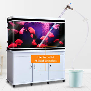 Perstype Uitwisseling Water Zand Wassen Schoonmaken Vis <span class=keywords><strong>Aquarium</strong></span> Plastic Grindreiniger Vis Afvalverwijderaar Waterfilter - Product Image 2