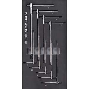 Zócalo hexagonal con mango en T Kraftwerk de 9 piezas. Incrustaciones 20x40 - Product Image 1