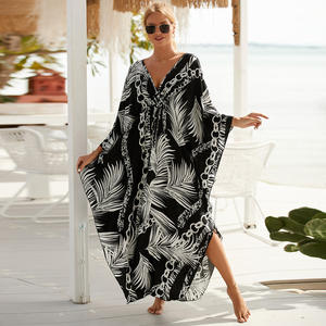 Maillot de bain couvertures femmes Sarong Bikini Wrap écharpe en mousseline de soie transparente maillots de bain Ups industriels porter Sexy robe de plage couvrir - Product Image 1