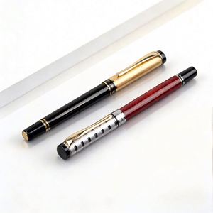 High-quality Luxury Metal Fountain <b>Pen</b> with logo Business Signature Metal <b>Pen</b> Black Custom <b>Pen</b> Suitable for Corporate Gifting - Product Image 3
