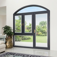 Ventanas de Aluminio con Aislamiento Acústico Integrado, Puertas y Ventanas de Aluminio, Sistema de Ventanas Corredizas de Aluminio