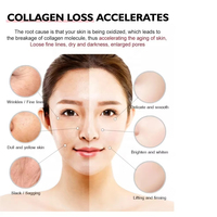 Ensemble de soins de la peau au rétinol éclaircissant les taches brunes avec logo personnalisé, formule à base d'acide hyaluronique et de vitamine C, formule à base de plantes anti-rides