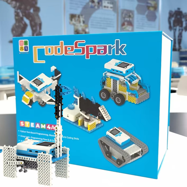 Robotic DIY Kit Smart Remote Control Robot STEM Education Scratch Programming Coding Learning Toy Screenless Card Swiping