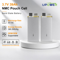 Cellule de batterie semi-solide ULi 3.7V 39Ah 40Ah 1188190 40000mAh 352Wh/Kg NMC en pochette pour drone de sauvetage et lutte contre les incendies