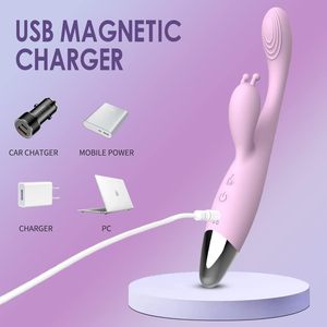 Massaggiatore Vibrante Wireless per Punto G Femminile a Prezzo di Fabbrica, Giocattolo Sessuale Elettrico a Forma di Coniglio per Donne - Product Image 5