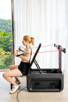 Banc de musculation réglable 5-en-1 pliable pour gain de place, station de fitness pour entraînement à domicile, prêt à être expédié