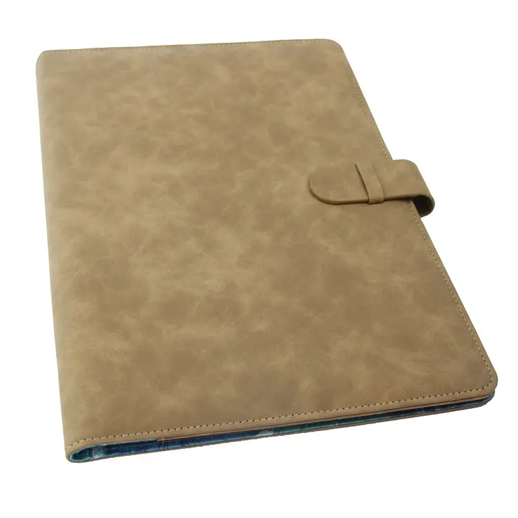 Кожаный чехол-книжка для записей с полноразмерной тканевой подкладкой