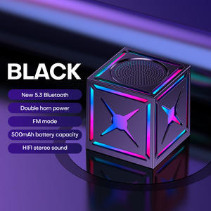 Haut-parleur Bluetooth sans fil portable miniature extérieur de haute qualité et coloré RGB - Product Image 5