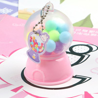 Jouet à presser compact Gashapon de couleur macaron Machine à ventiler douce et anti-stress Petit design rond et mignon pour pincer