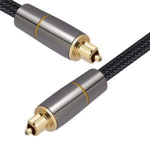High Quality <strong>SPDIF</strong> <strong>Toslink</strong> Digital Optical Fiber Audio Cable Gold Plated Metal Shell Nylon Braid for Home Theater Sound Bar - Product Image 6