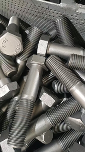Fabricante Din933 Grado 8,8 Acero al carbono Geomet <span class=keywords><strong>Perno</strong></span> hexagonal Chapado en zinc <span class=keywords><strong>Perno</strong></span> Hexagonal H.D.G Dacromet M39 M42 M45 Tuercas Pernos - Product Image 2