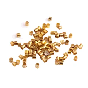 Wholesale 10000pcs per bag Tube Crimp End Beads Stopper Spacer Beads Jewelry Making Finding for DIY Jewelry Accessory
