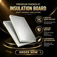 Panneau d'isolation thermique en mousse phénolique haute performance pour toitures métalliques, maisons, protection contre la chaleur