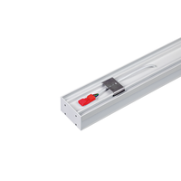 Lampe murale LED linéaire pour armoire et lit, boîtier en aluminium, éclairage de miroir, design industriel, interrupteur marche/arrêt dimmable