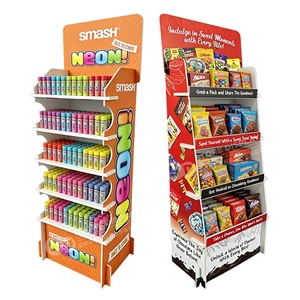 Exhibidor de pie personalizado de 4 estantes de PVC y espuma, estable y duradero, sin herramientas, para punto de venta minorista (FSDU) - Product Image 4
