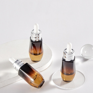 Venta al por mayor 20ml de vidrio cosmético cutícula aceite cuentagotas botellas de fondo grueso vacío cuidado de la piel botella de suero con cuentagotas para esencia - Product Image 6