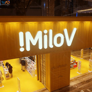 Letrero Luminoso LED de Alto Brillo con Letras Acrílicas 3D para Decoración de Paredes de Clubes y Plazas de Entretenimiento - Product Image 2