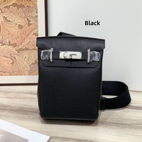 Nouveau Sac Poitrine Exclusif Transfrontalier Petit Sac à Bandoulière ADO en Cuir Véritable avec Fermeture à Rabat Style Urbain Décontracté pour Femme