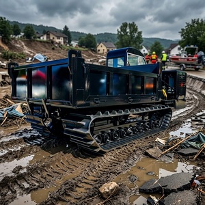 Nuevo <span class=keywords><strong>Dumper</strong></span> Hidráulico de Orugas de 6 Toneladas, Directo de Fábrica, Transportador Todoterreno con Orugas para Montaña, Minería y Granja - Product Image 6