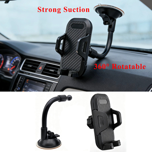 Soporte Universal para Teléfono con Ventosa para Coche, Soporte Flexible para Parabrisas con Cuello de Cisne, Soporte Manos Libres para Teléfono Celular - Product Image 4