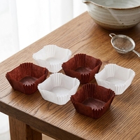Gobelets en papier jetables de qualité alimentaire pour cupcakes, muffins, gâteaux et pâtisseries
