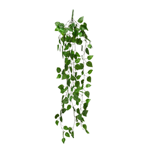 Artificial Hanging Money Plant Creeper Green Leaf Vine Decorative Indoor Outdoor <b>Wall</b> Balcony Garden Home Decor Plant - Product Image 1