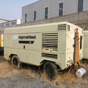 Compresor de aire usado <span class=keywords><strong>Ingersoll</strong></span> <span class=keywords><strong>Rand</strong></span> <span class=keywords><strong>750</strong></span> CAT motor diésel 21 bar <span class=keywords><strong>750</strong></span> CFM 21 m3/min compresor de aire portátil de segunda mano - Product Image 1