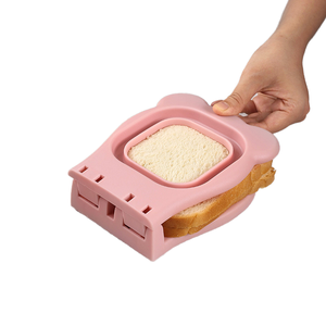 Nouveau bricolage pain coupe moule Rectangle Sandwich coupe rabat poche <span class=keywords><strong>pantalon</strong></span> main garde acier inoxydable cuisson outil amour coeur chat - Product Image 3