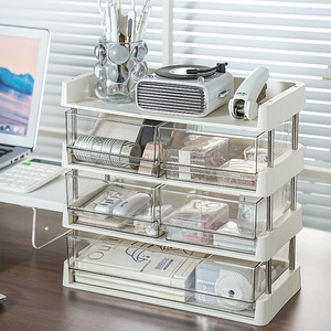 Estante de Almacenamiento Multicapa de 4 Niveles, Organizador Ajustable de Plástico para Cápsulas de Café y Bolsitas de Té, Estante de Cocina para Escritorio - Product Image 4
