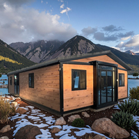 Maisons conteneurs de luxe extensibles à vendre, villa préfabriquée 2 chambres, conteneurs de bureau portables pliables, étanches