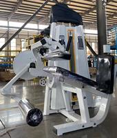 Machine d'extension et de flexion des jambes en acier robuste de qualité commerciale pour l'entraînement des ischio-jambiers et des quadriceps, idéale pour la musculation en salle de sport