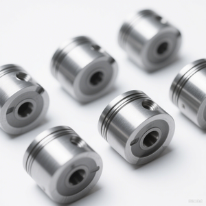 ชิ้นส่วนกลึงสเตนเลสสตีลที่ผลิตด้วยเครื่อง CNC พร้อมรูเกลียวและร่อง - Product Image 1
