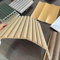 Panneaux muraux WPC, panneaux PVC, panneaux muraux intérieurs, panneaux muraux WPC imperméables, revêtement WPC pour hôtel, maison, bureau, centre commercial, prix d'usine