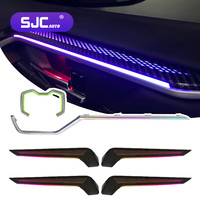 SJC 64 couleurs LED, éclairage ambiant pour voiture, pour Toyota RAV4/Wildlander 2020-2024, éclairage intérieur automobile, accessoires de mise à niveau Symphony