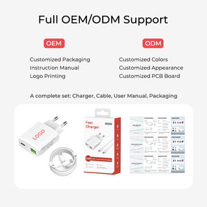 <span class=keywords><strong>Chargeur</strong></span> rapide ultra fin 20W avec USB-C et ports Gan Material Protection OTP <span class=keywords><strong>Chargeur</strong></span> de voyage ultra compact - Product Image 6