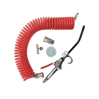 Kit de pistolet souffleur d'air avec buse réglable, pistolet souffleur d'air pneumatique robuste adapté au nettoyage dans divers contextes