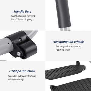 Không khí đi bộ qua đào tạo phòng tập thể dục hiệu suất máy Elip Màn hình LCD <span class=keywords><strong>Crunch</strong></span> Board Air Walker thiết bị tập thể dục - Product Image 5