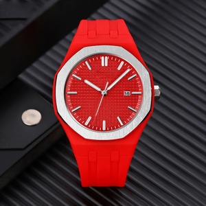 Reloj de Cuarzo para Hombre, Diseño Simple con Fecha, Correa de Silicona, Reloj Formal para Mujer - Product Image 4